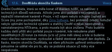 BonusWeb - omluva